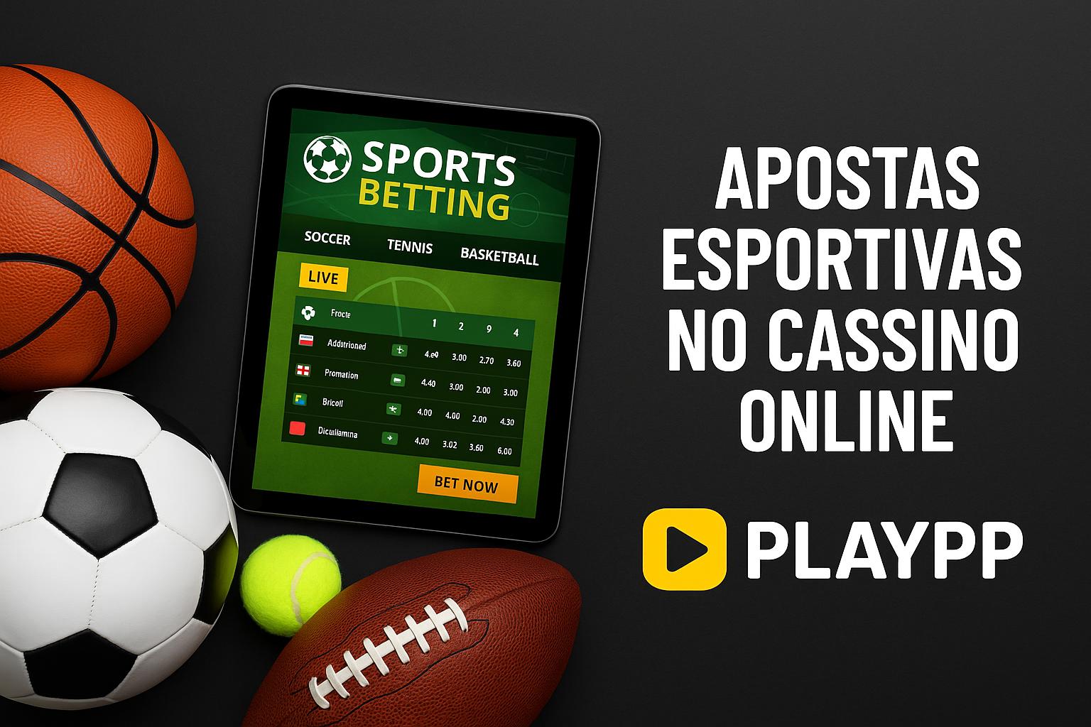 Aposte em apostas esportivas no cassino online PLAYPP  