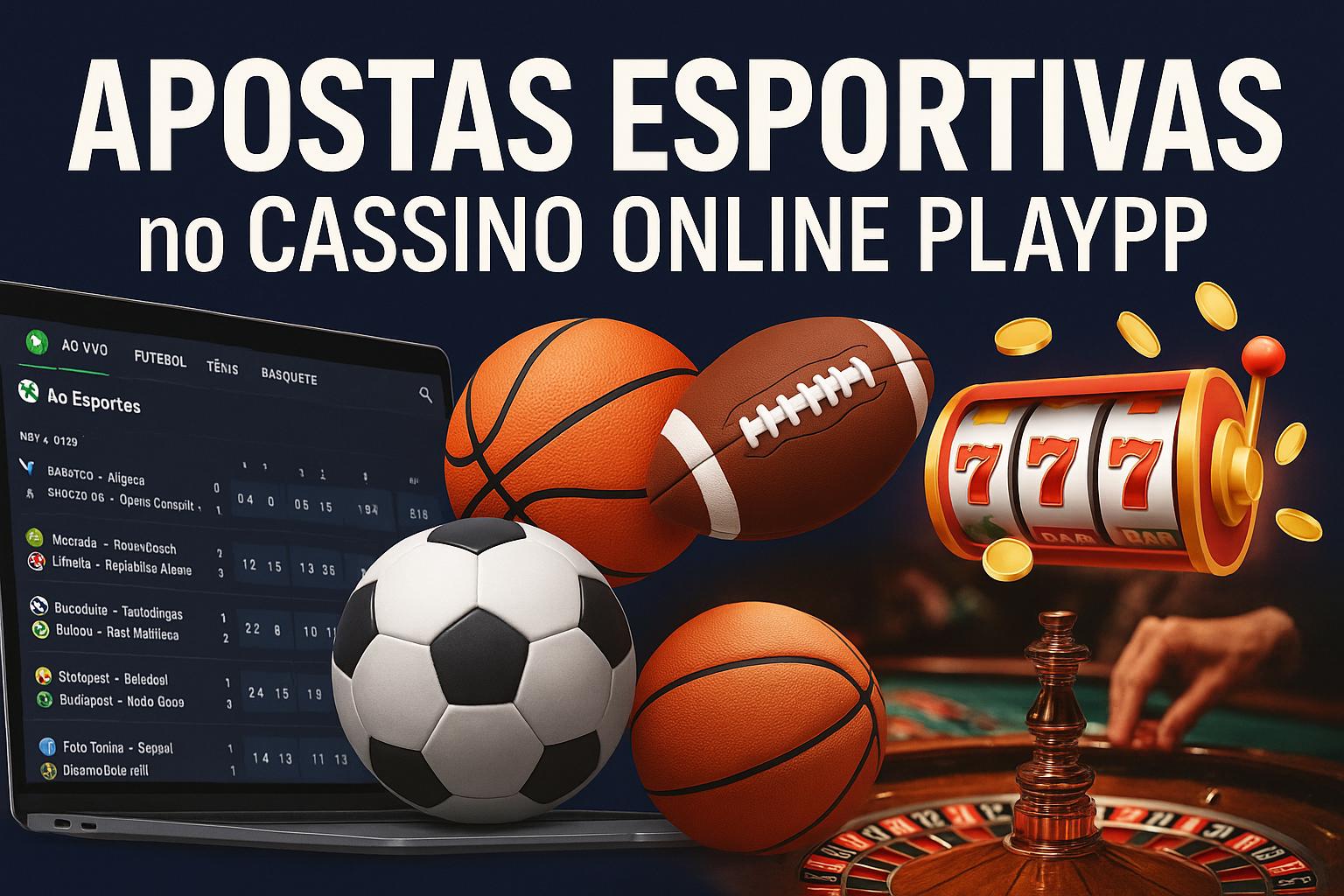 Apostas esportivas no cassino online PLAYPP  